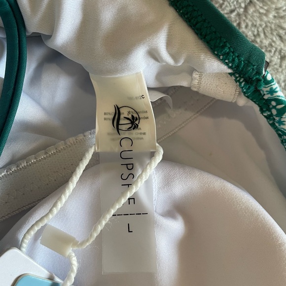 NWT Cupshe Peacock Plunge - Picture 4 of 6